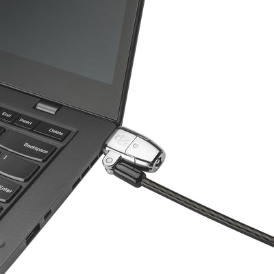 Kensington ClickSafe Universelles 2.0 3-in-1 Laptopschloss, Ideal für alle Laptops mit T-Bar, Nano o