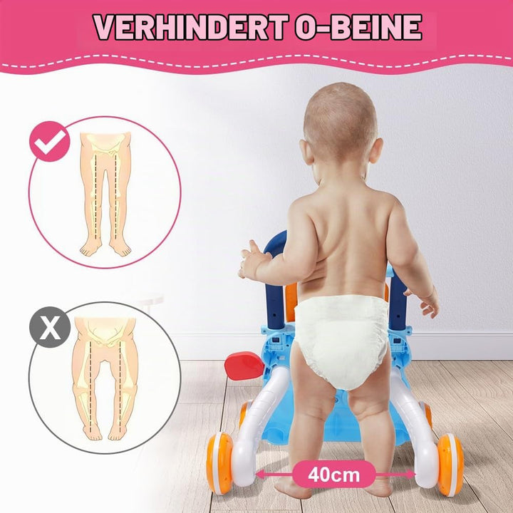 Aolso Baby Walker, Sit-to-Stand Learning Walker, Baby Entertainment Table Early Education Activity C