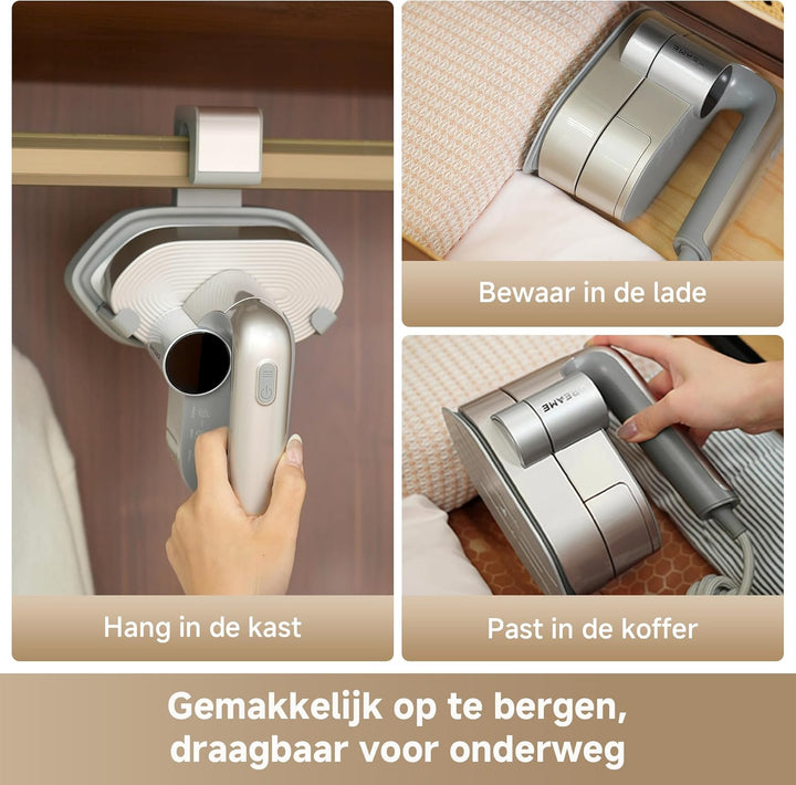 DREAME P7 Vertikaler Dampfbügeleisen, tragbares Bügeleisen, um 90 ° drehbares Dampfpanel, geeignet f