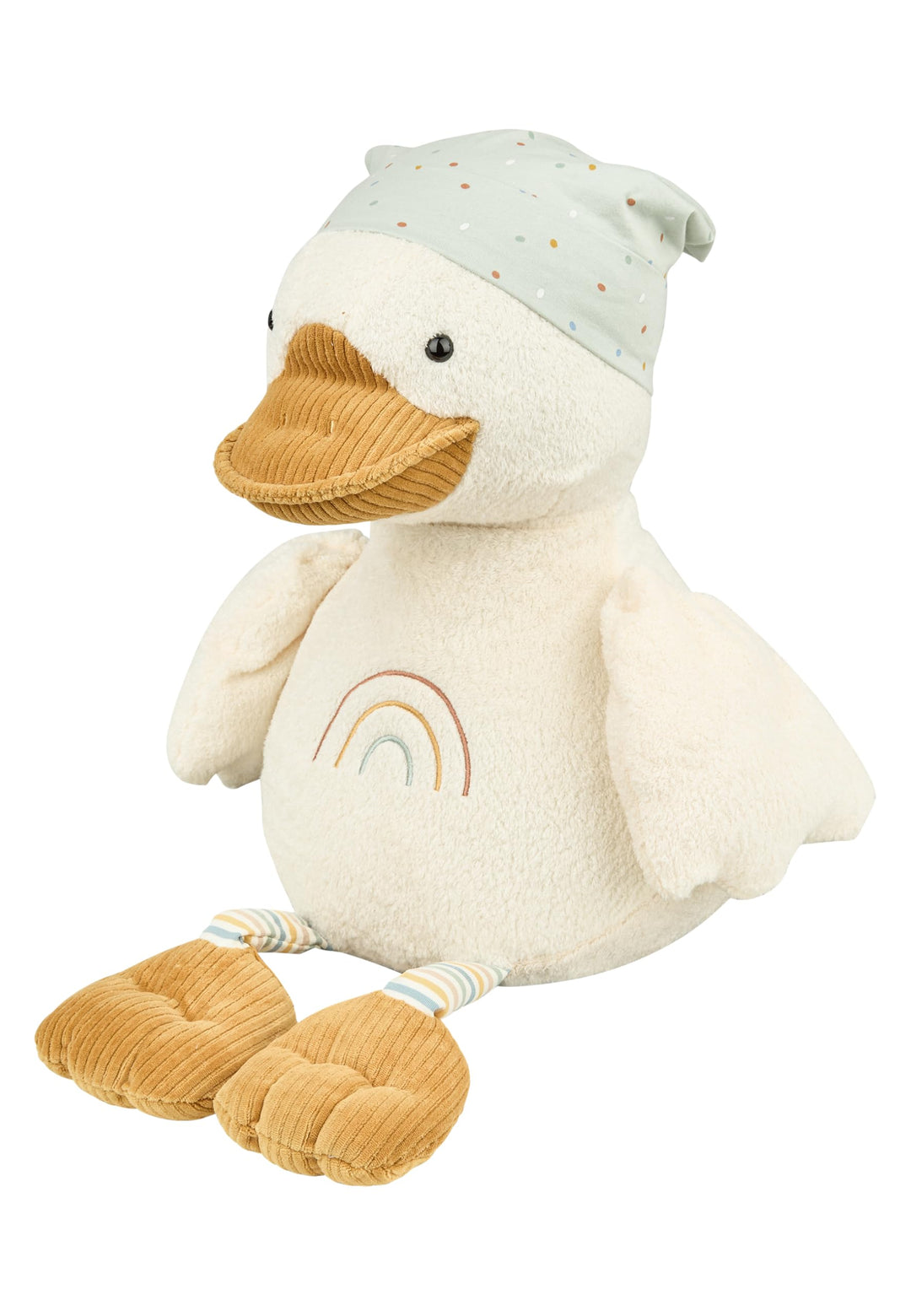 Sterntaler Kuscheltier XL Edda - Plüschtier aus Flausch kombiniert mit Cord &amp; Jersey - Kinder und Ba
