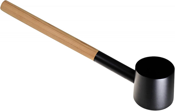 Saunaset Nova Saunakelle mit 5 L Aufgusseimer aus Aluminium Schwarz