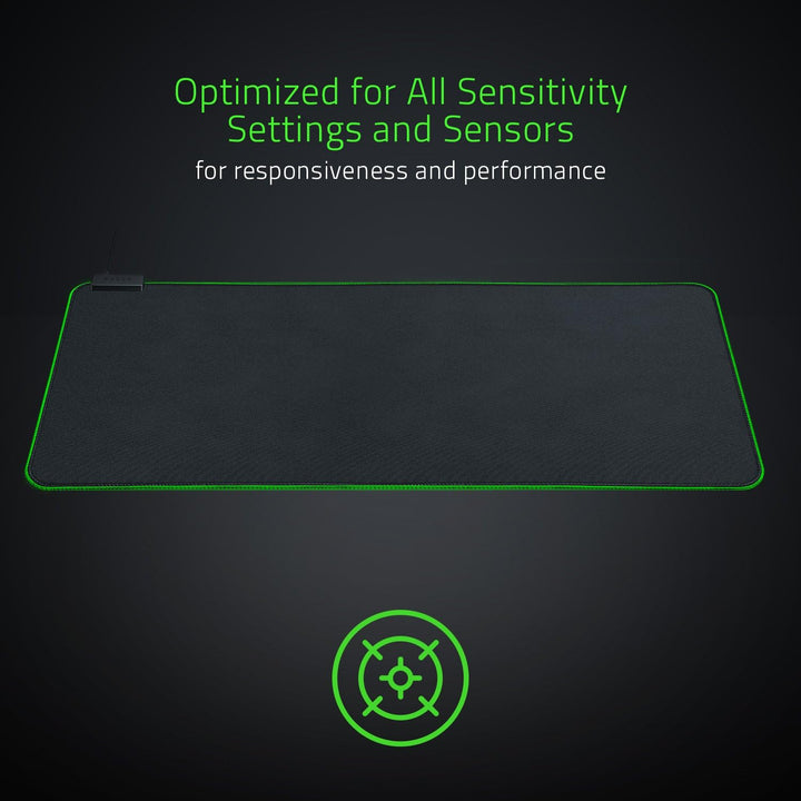 Razer Goliathus Extended Chroma - Extra grosse weiche XXL Gaming Maus-Matte mit RGB Beleuchtung (Kab