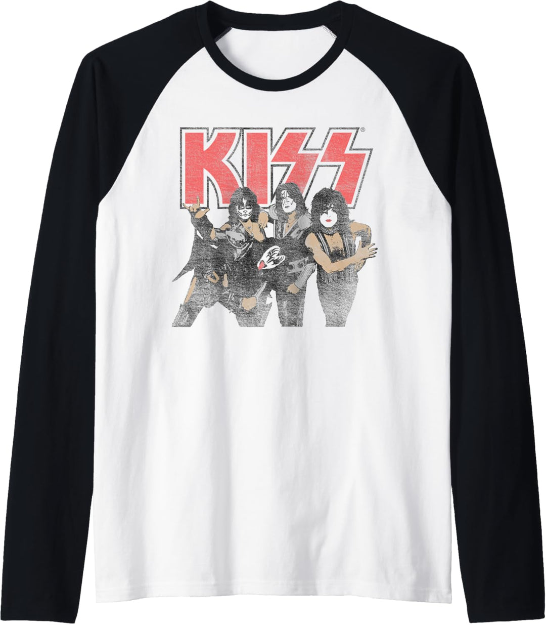 KISS - Schreien Sie es laut Porträt Raglan