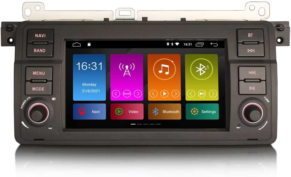 GONFEN Android 11 Autoradio für BMW 3er E46 M3 Rover 75 MG ZT Mit GPS Navi CarPlay Mirro Link Blueto