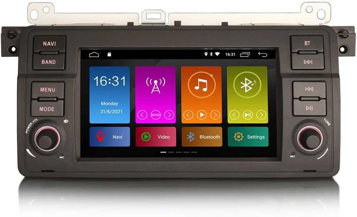 GONFEN Android 11 Autoradio für BMW 3er E46 M3 Rover 75 MG ZT Mit GPS Navi CarPlay Mirro Link Blueto