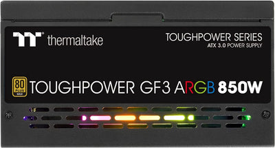 Thermaltake Toughpower GF 3 ARGB 850W | PC-ATX-3.0-Netzteil | PCIe Gen 5.0 | 80-Plus-Gold | voll-mod