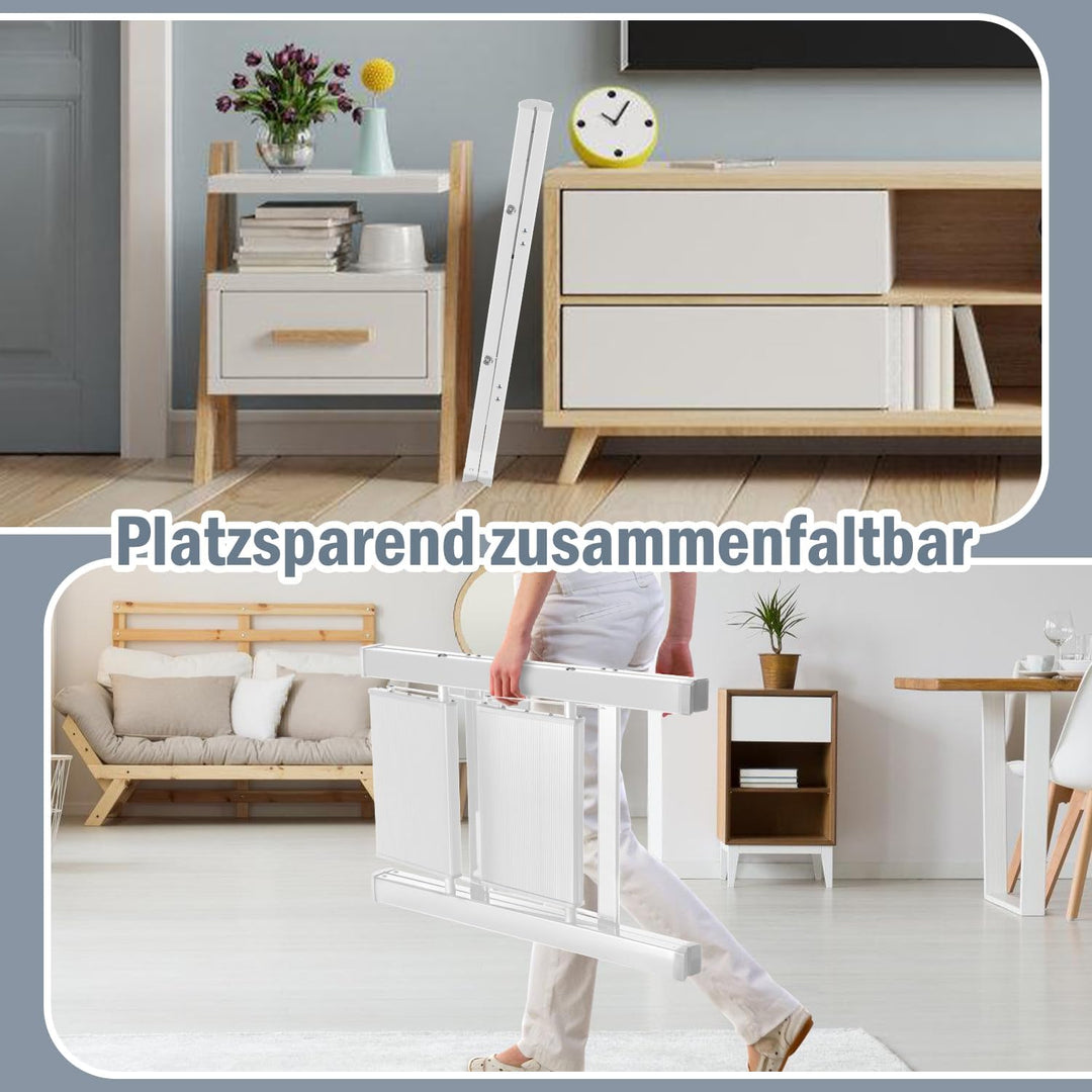 Eulenke 3 Stufen Leiter, Trittleiter Stufen, Klappleiter, Aluminium Leicht Stehleitern, Tragbare Kla