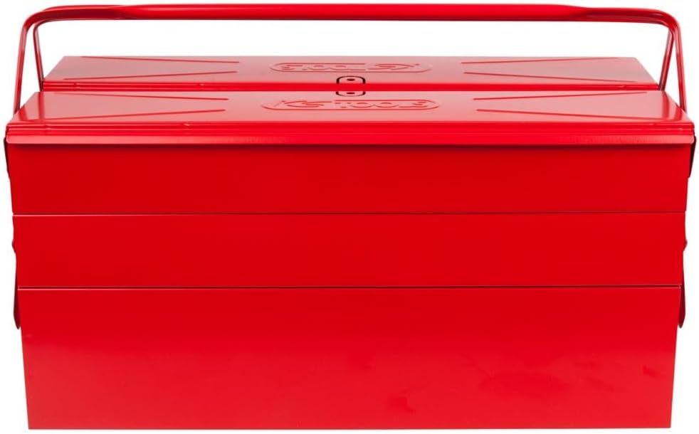 KS Tools 999.0125 Werkzeugkiste Metall, 5 Fächer, 550mm, Farbe