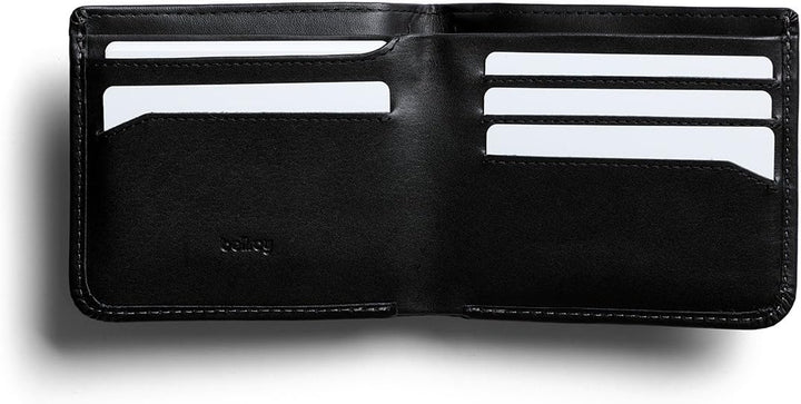 Bellroy Hide & Seek – dünne, klassische Lederbörse, optionaler RFID-Schutz (max. 12 Karten plus Sche