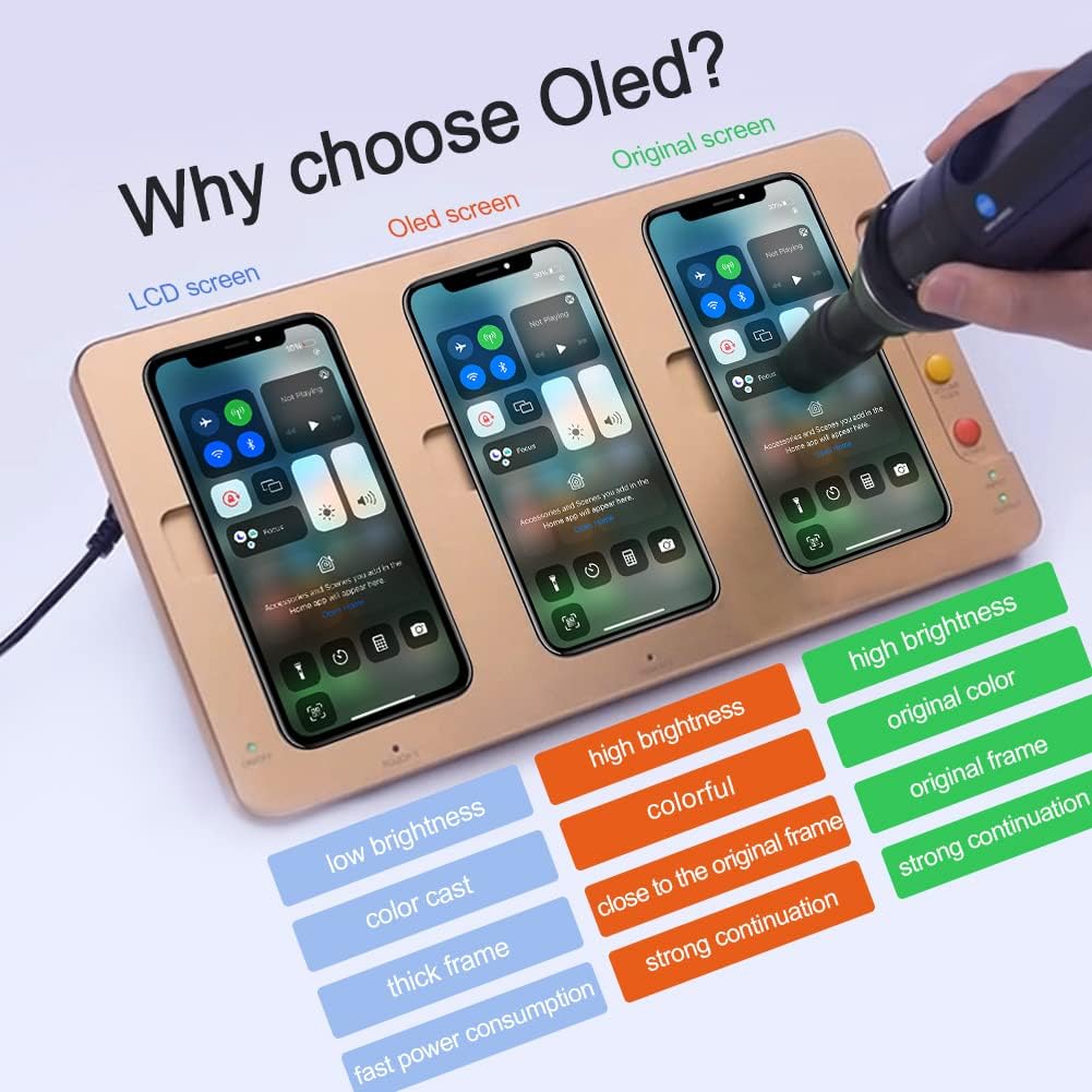 EFAITHFIX Ersatzdisplay für iPhone Xs OLED Bildschirm [nicht LCD] 14.7 cm (5.8 Zoll) Display, Digiti
