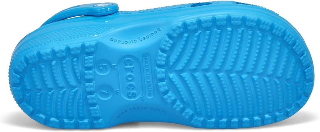 Crocs Unisex Classic Clog Clogs, 36/37 EU Neon Hl Ocean