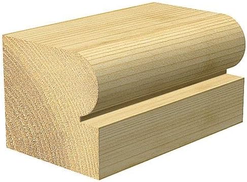 Trend CraftPro C215X1/4TC Fräser mit Kugellager-Ecken, 1/4-Zoll-Schaft, 31,9 mm Schnittdurchmesser,