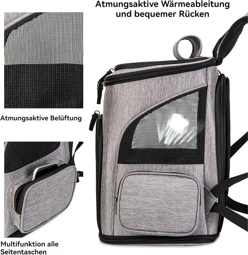 UUE Katzenrucksack, Hunderucksack, Katzen Rucksack, katzenrucksack grosse Katzen, Faltbare Katzen Ru