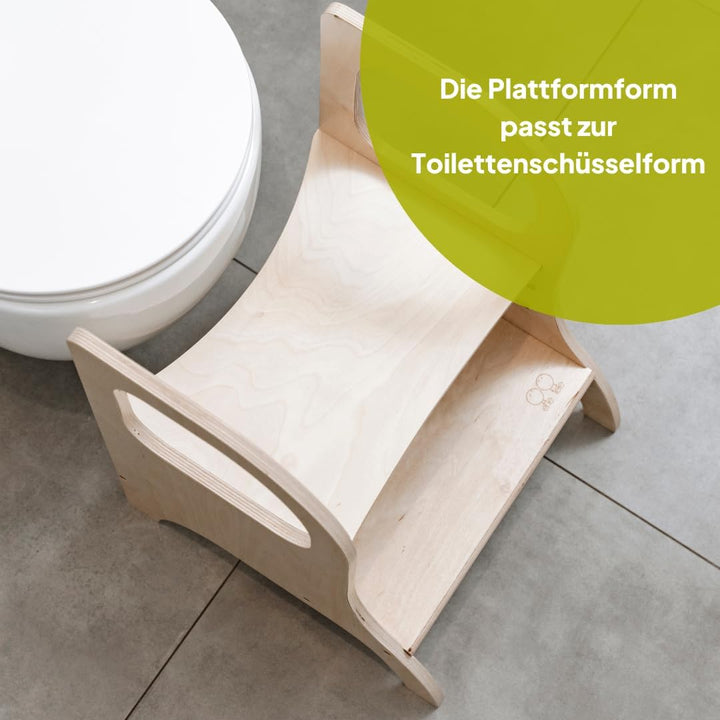 Ette Tete MIIMO • Höhenverstellbarer Tritthocker für Kleinkinder • Toilettenhocker für das Töpfchent