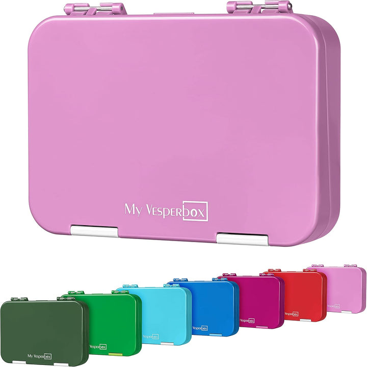 My Vesperbox – Len - Bento Box Kinder - Lunchbox mit 4+2 Fächern - extrem robust – Brotdose – Brotbo