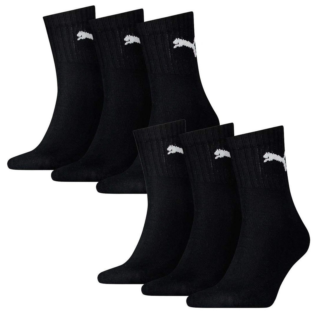 Puma Herren Short Crew Socks Sportsocken mit Frotteesohle 6er Pack Sportsocken, 35-38