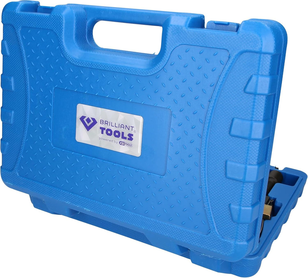 BRILLIANT TOOLS BT672200 Längslenkerbuchsen-Werkzeug-Satz, für Hinterachse BMW, 10-tlg [Powered by K