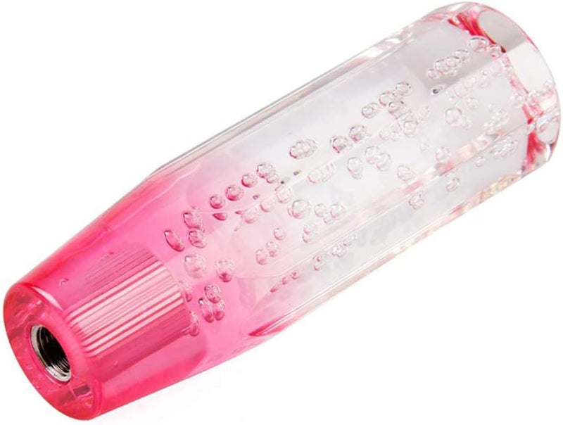 Riloer Universal Schalthebel, Crystal Bubble Pink + Weiss Schaltknauf （10CM CM, 10CM