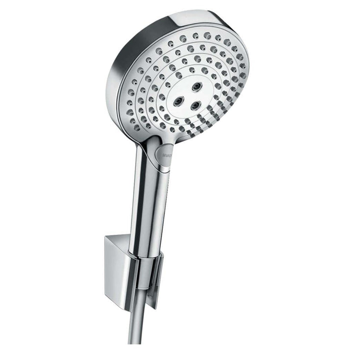 hansgrohe wassersparendes Duschsystem Raindance Select PowderRain Regendusche (Duschkopf, Schlauch,