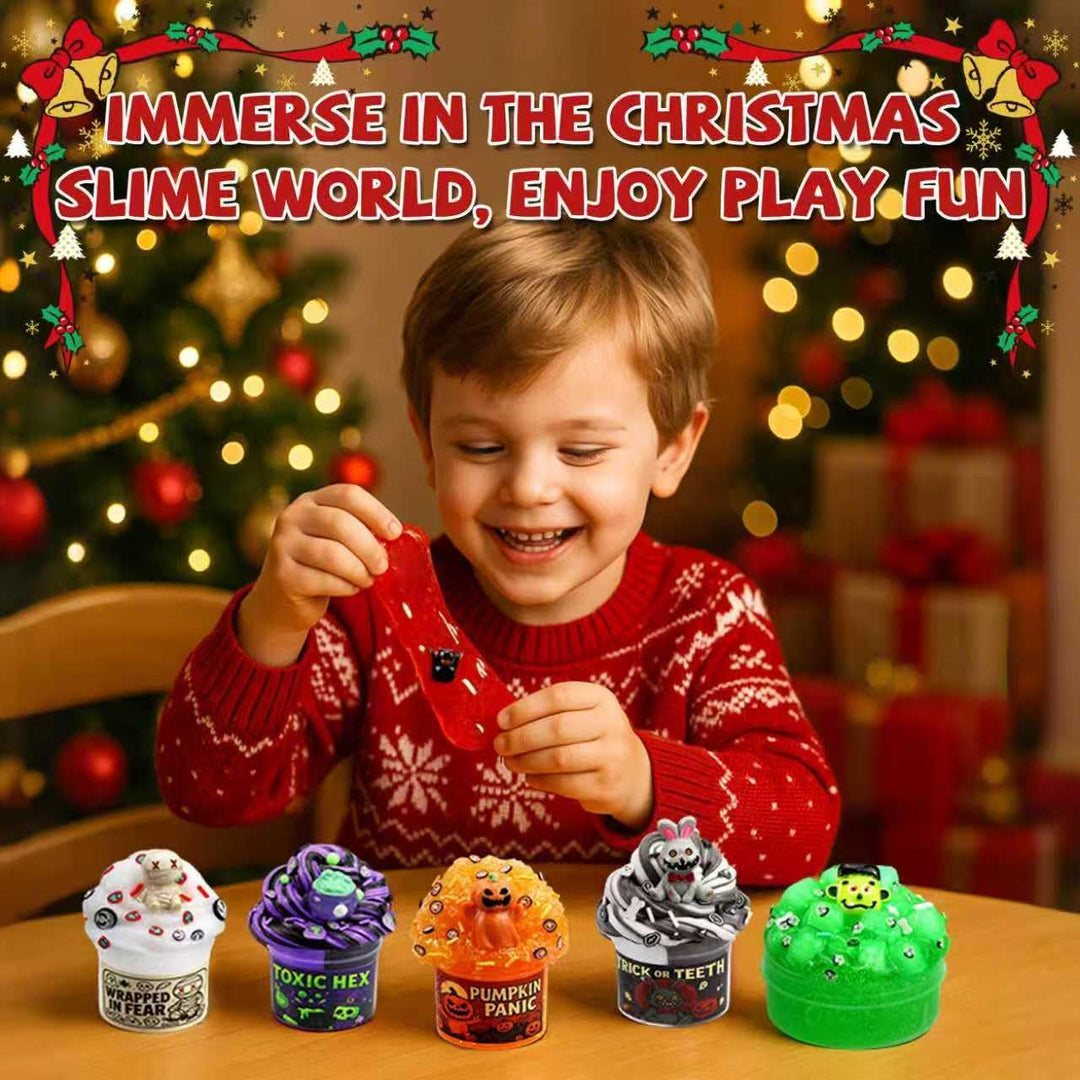 Slime Adventskalender 2025 für Kinder – 13 Tage Schleim Set Weihnachtskalender,Weihnachten Geschenk