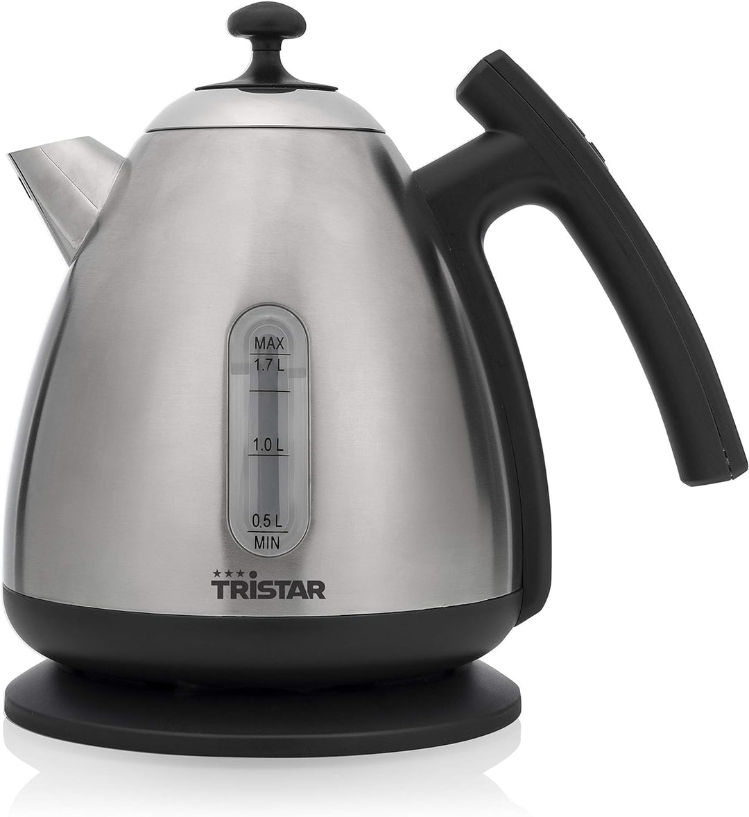 Tristar Wasserkocher - Thermostat, 1,7 L, 2200 W, Digitales Bedienfeld, Wasserstandsanzeige, Warmhal