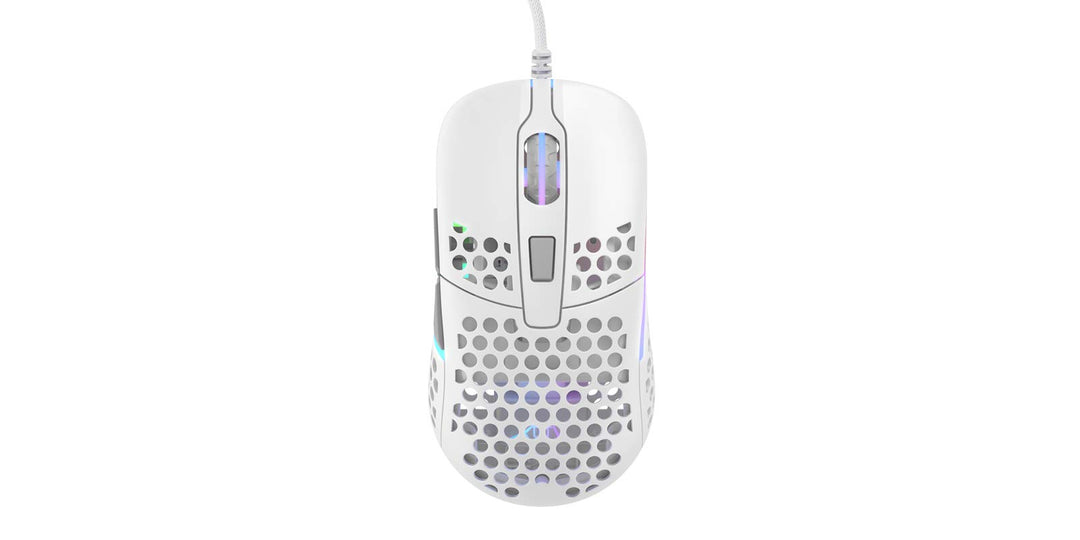 Xtrfy M42 RGB, ultraleichte kabelgebundene Gaming-Maus, hochmoderner Pixart 3389 Sensor, modulares G