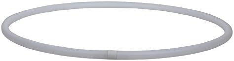 HOOPOMANIA Kinder Hula Hoop Reifen einfarbig [Ø60cm - Ø80cm] Hula Hoop für Kinder bunt Weiss Ø75cm,