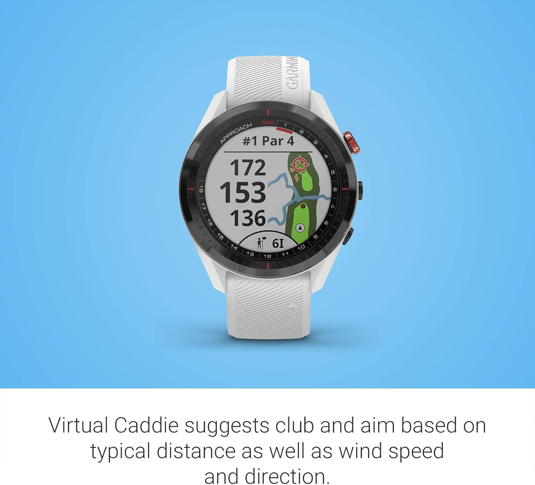 Garmin Approach S62 Smartwatch Golf White Weiss/opulenter Garten Nur ansehen, Weiss/opulenter Garten