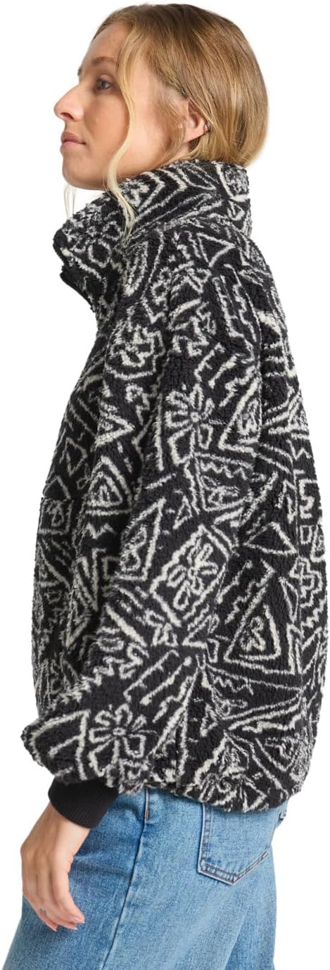 Billabong Damen Auszeit Sweatshirt XS Black Pebble, XS Black Pebble