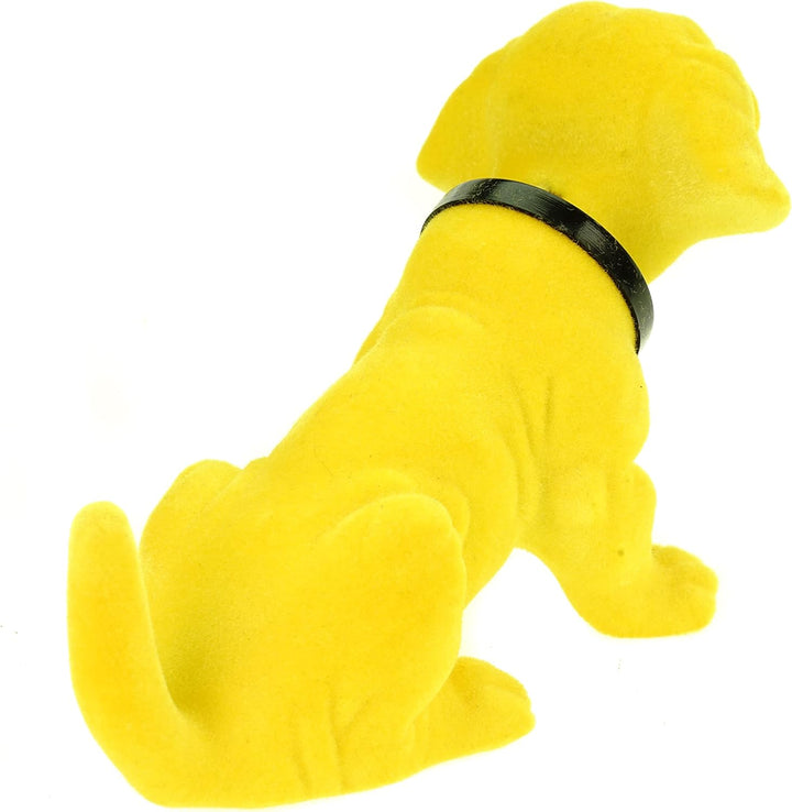Kremers Schatzkiste Wackeldackel 30 cm gelb Wackelkopfdackel Made in Germany fürs Auto