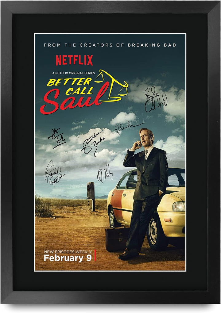 HWC Trading A3 FR Better Call Saul Bob Odenkirk Geschenke gedruckt Autogramm Bild für TV-Fanartikel