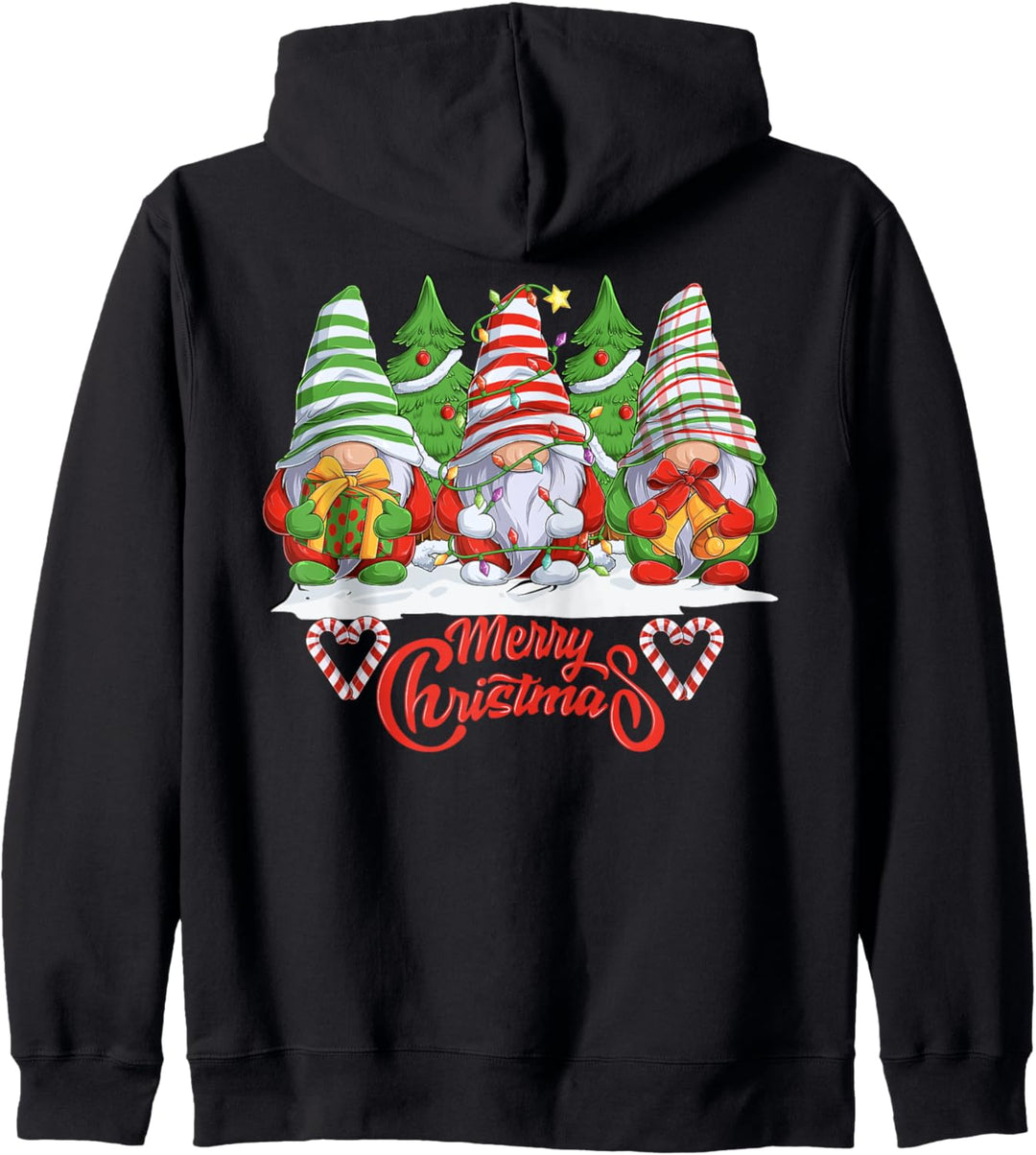 Gnome Zwerge Merry Christmas Weihnachten Kapuzenjacke