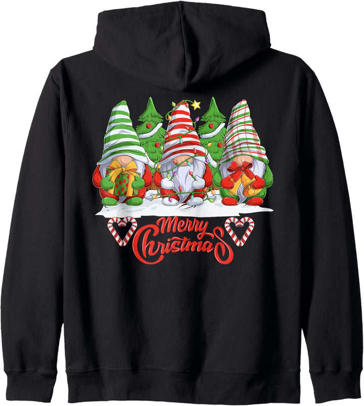 Gnome Zwerge Merry Christmas Weihnachten Kapuzenjacke