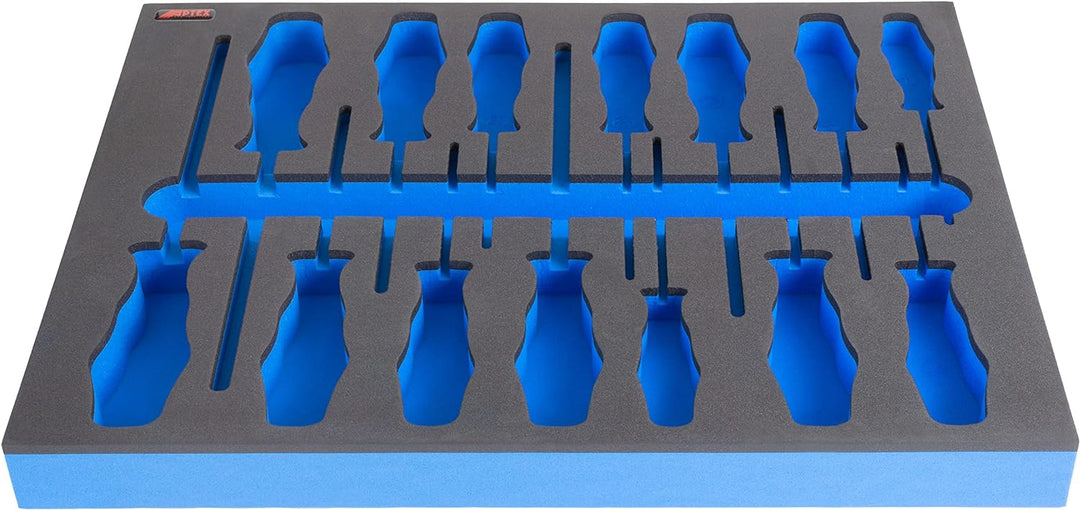 APTEX Schaumeinlage passend für Wera Schraubendreher Set Big Pack 300 Kraftform 14 teilig 300x400x35