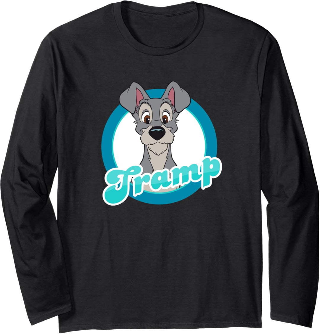 Disney Tramp Face Lady and the Tramp Langarmshirt