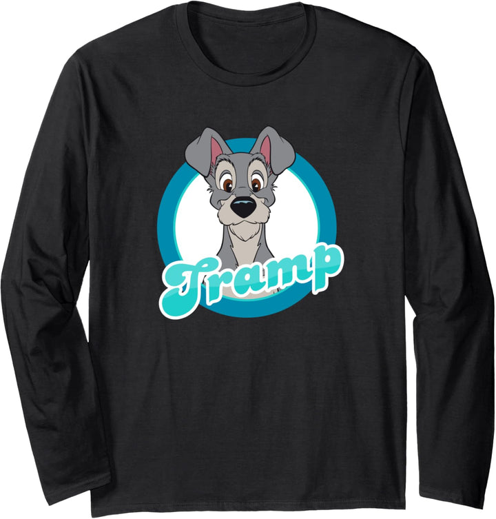 Disney Tramp Face Lady and the Tramp Langarmshirt