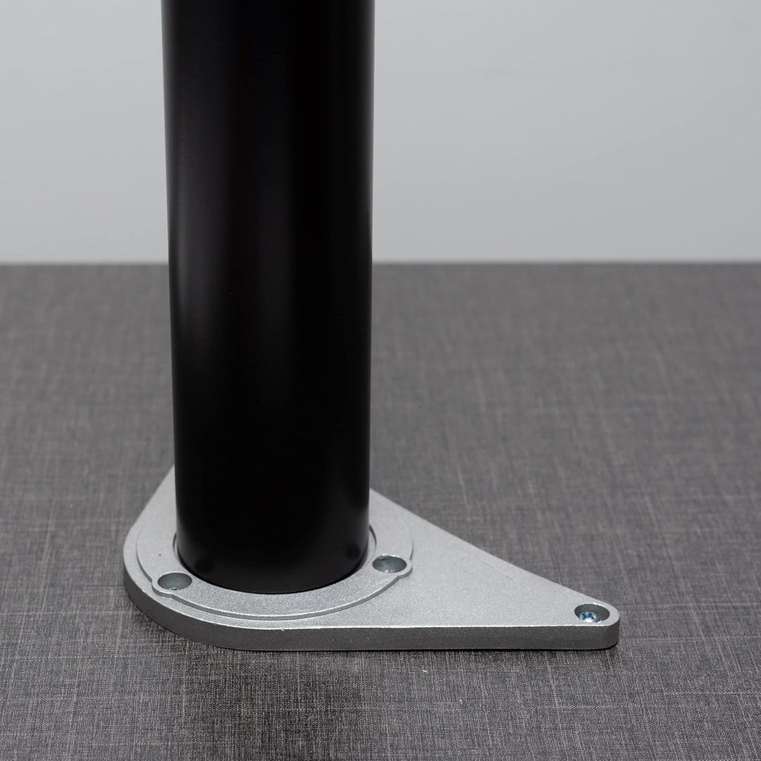 sossai® Premium Tischbeine TBBL | höhenverstellbar | Farbe: Schwarz | 4 Stück | Höhe: 71 cm (710 mm)