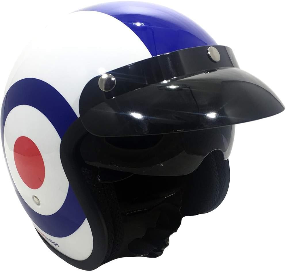 Viper VPR Motorbike Helmet RSV06 Plus Open Face Jet Motorcycle Hwlmet Scooter Biker Rider Crash Spor