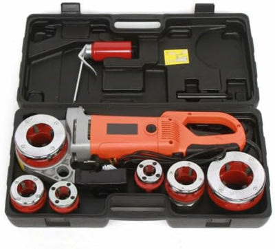 Begoniape 220V 2300W Elektrischer Rohreinfädler, Gewindeschneider Gewindeschneidkluppe, Schneidklupp