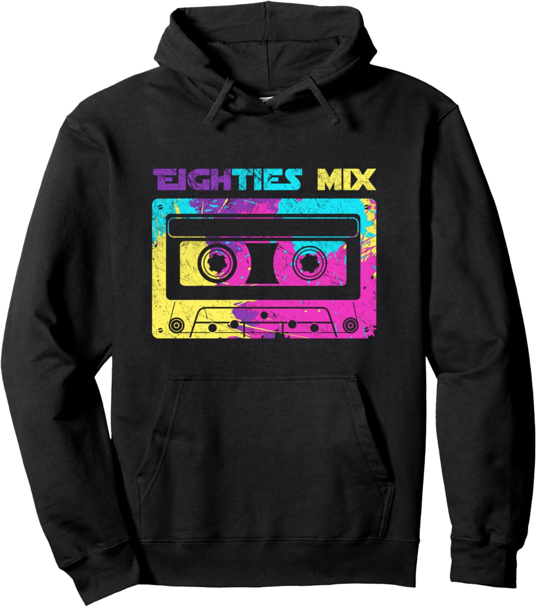 Vintage Retro Musik Kassettenband Mixtape Pullover Hoodie