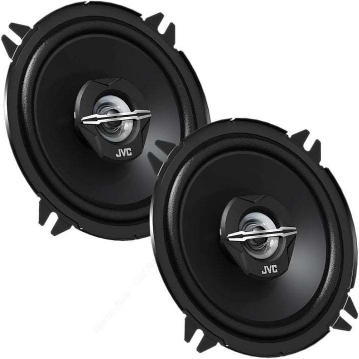JVC CS-J520X 13 cm 2-Wege-Koaxial-Lautsprecher, 2 Stück, Black 13 cm Single, 13 cm Single