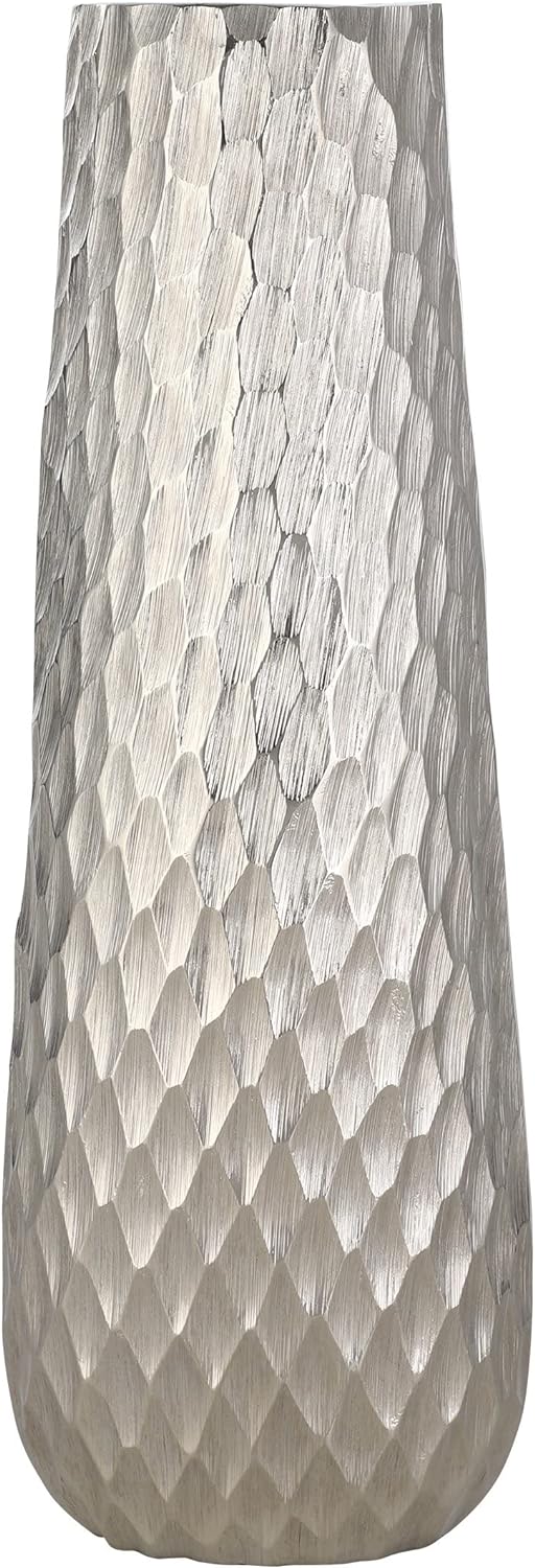 EGLO LIVING Metallvase Nilgaut, Elegante Deko Vase, gehämmerte Dekovase für Wohnzimmer, Blumenvase a