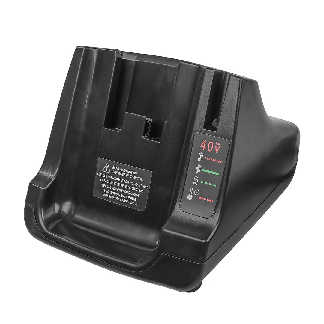 Sarini Ersatz-Akkuladegerät für Black and Decker 36 V-40 V Lithium-Akku, Schnellladegerät mit Zwei U