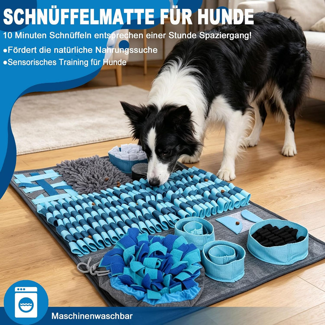 Schnüffelteppich Hund XXL, Schnüffelmatte Hund Extra Grosse &amp; Waschbar Schnüffelteppich für Hunde Tr