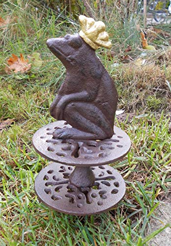 Gartenschlauchrolle Frosch Umlenkrolle Schlauchführung m. Erdspiess
