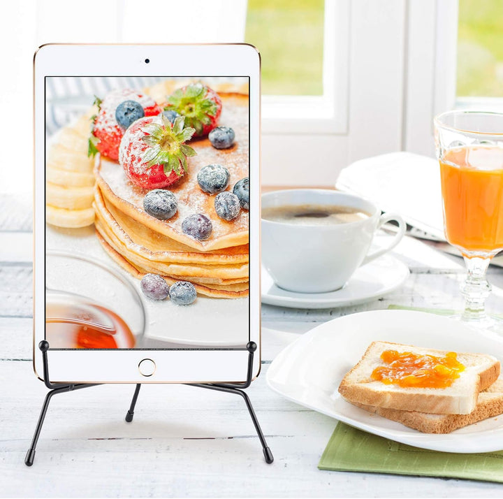 Mocoosy 4 Stück verbessert rutschfest Plattenständer für Display, 8-Zoll-Plattenhalter Displaystände