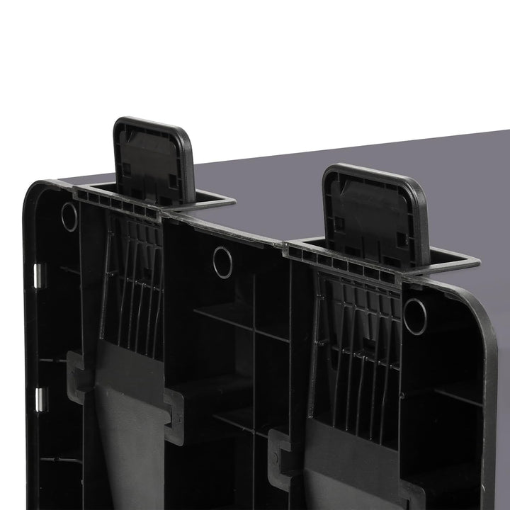 SVITA TMH2X30 Mülleimer 60L Mülltrennsystem 2 Fächer 2x30L Softclose-Deckel Pedal versteckbar Kunsts