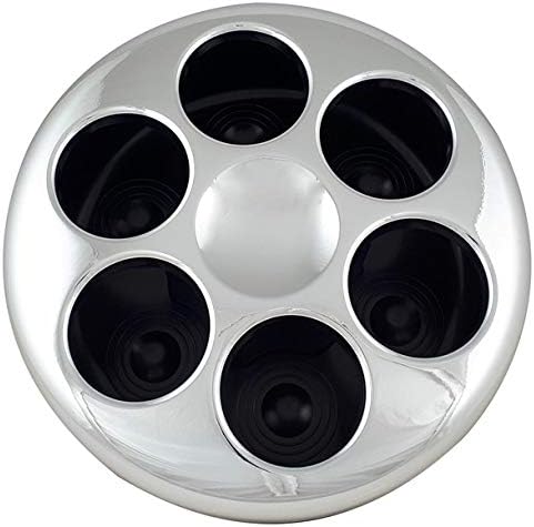 Helios Pure Flaschenkühler, Kunststoff, Schwarz/Chrom, für 6 Flaschen für 6 Flaschen Schwarz/Chrom,