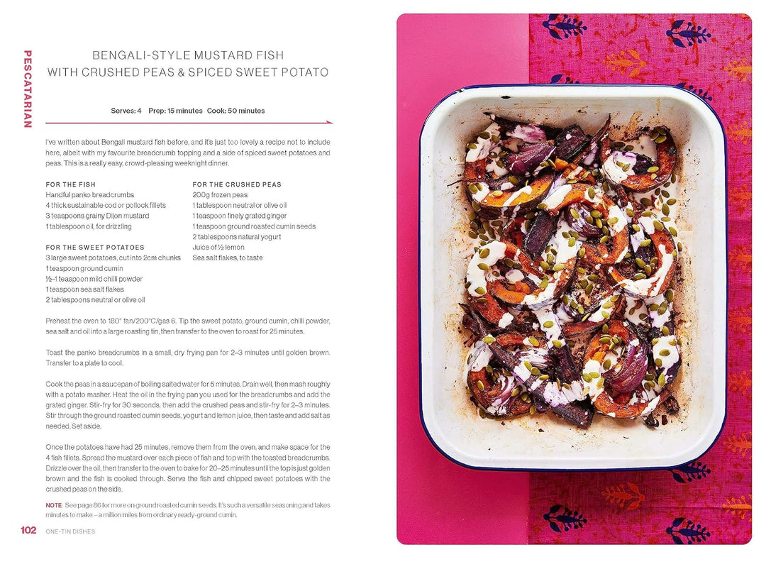 India Express: easy & delicious one-tin and one-pan vegan, vegetarian & pescatarian recipes – by the