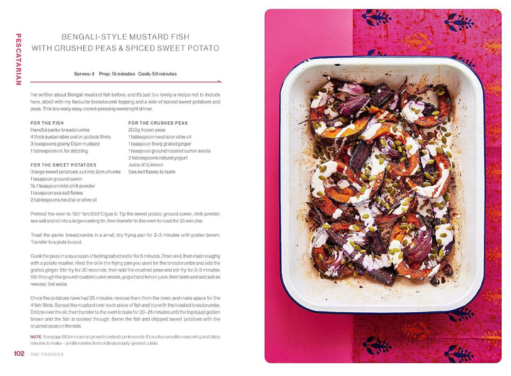 India Express: easy & delicious one-tin and one-pan vegan, vegetarian & pescatarian recipes – by the
